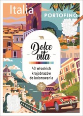 Okładka produktu praca zbiorowa - Art therapy. Kolorowanka antystresowa. Dolce vita. 40 włoskich krajobrazów do kolorowania