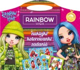 Okładka produktu praca zbiorowa - Rainbow High. Naklejki, kolorowanki, zadania