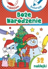 Okładka produktu Anna Wiśniewska, Aleksander Małecki - Boże Narodzenie. Naklejam i koloruję