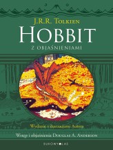 Okładka produktu J.R.R. Tolkien - [OUTLET] Hobbit z objaśnieniami (edycja kolekcjonerska)