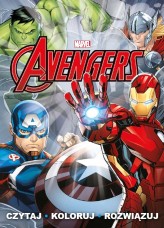 Okładka produktu  - Czytaj rozwiązuj koloruj. Marvel Avengers