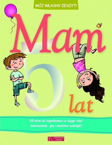 Mam 5 lat. Mój własny zeszyt!