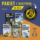 Okładka produktu Wielu Autorów - PAKIET Żółte Tygrysy z naszywką (217 000 Wojennych Mil Garlanda, Droga arcyszpiega, Podniebne asy, Twierdza na Pustyni)