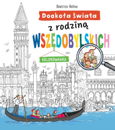 Dookoła świata z rodziną Wszędobylskich. Kolorowanka
