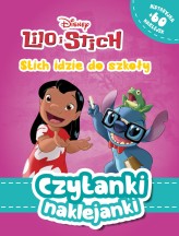 Okładka produktu John Edwards, Adrianna Zabrzewska (tłum.) - Czytanki naklejanki. Stitch idzie do szkoły. Disney Lilo i Stitch