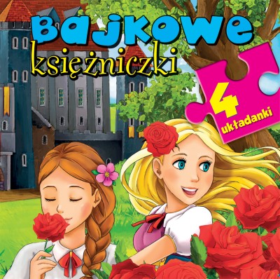 Bajkowe księżniczki. 4 układanki
