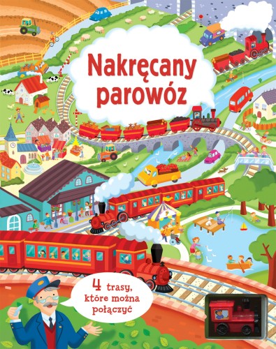 Nakręcany parowóz i 4 trasy, które można połączyć