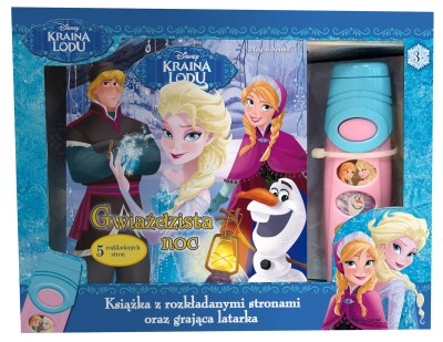 Disney Kraina Lodu (książka z rozkładanymi stronami i grająca latarka)
