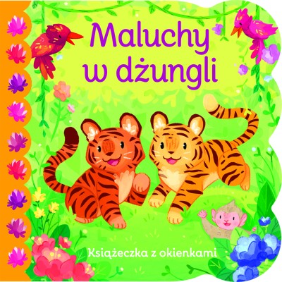 Maluchy w dżungli. Książeczka z okienkami