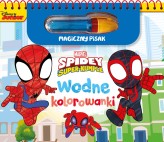 Okładka produktu praca zbiorowa - Marvel Spidey i Super-kumple. Wodne kolorowanki. Magiczny pisak