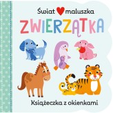 Okładka produktu Martina Hogan (ilustr.) - Świat maluszka. Zwierzątka. Książeczka z okienkami