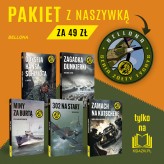 Okładka produktu praca zbiorowa - PAKIET Żółte Tygrysy z naszywką (Zamach na Kutscherę, Zagadka Dunkierki, Odyseja Hansa Schmidta, 302 na start,  Miny za burtą)