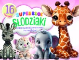 Okładka produktu praca zbiorowa - Superblok Słodziaki. Kolorowanki ze wzorem na naklejce