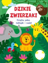 Okładka produktu Barbara Szymanek (tłum.) - Dzikie zwierzaki. Książka pełna naklejek i zadań