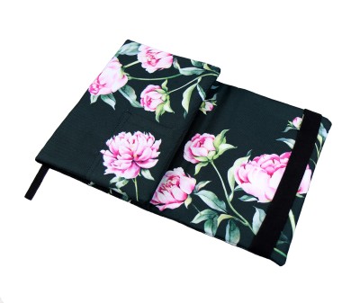 Otulacz na książkę, Peonie SK Medium